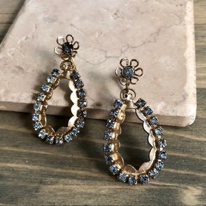 Vintage Aqua Marine Earrings